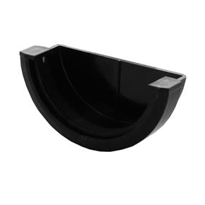 Hunter 76mm Mini Half Round Plastic Guttering External Stopend