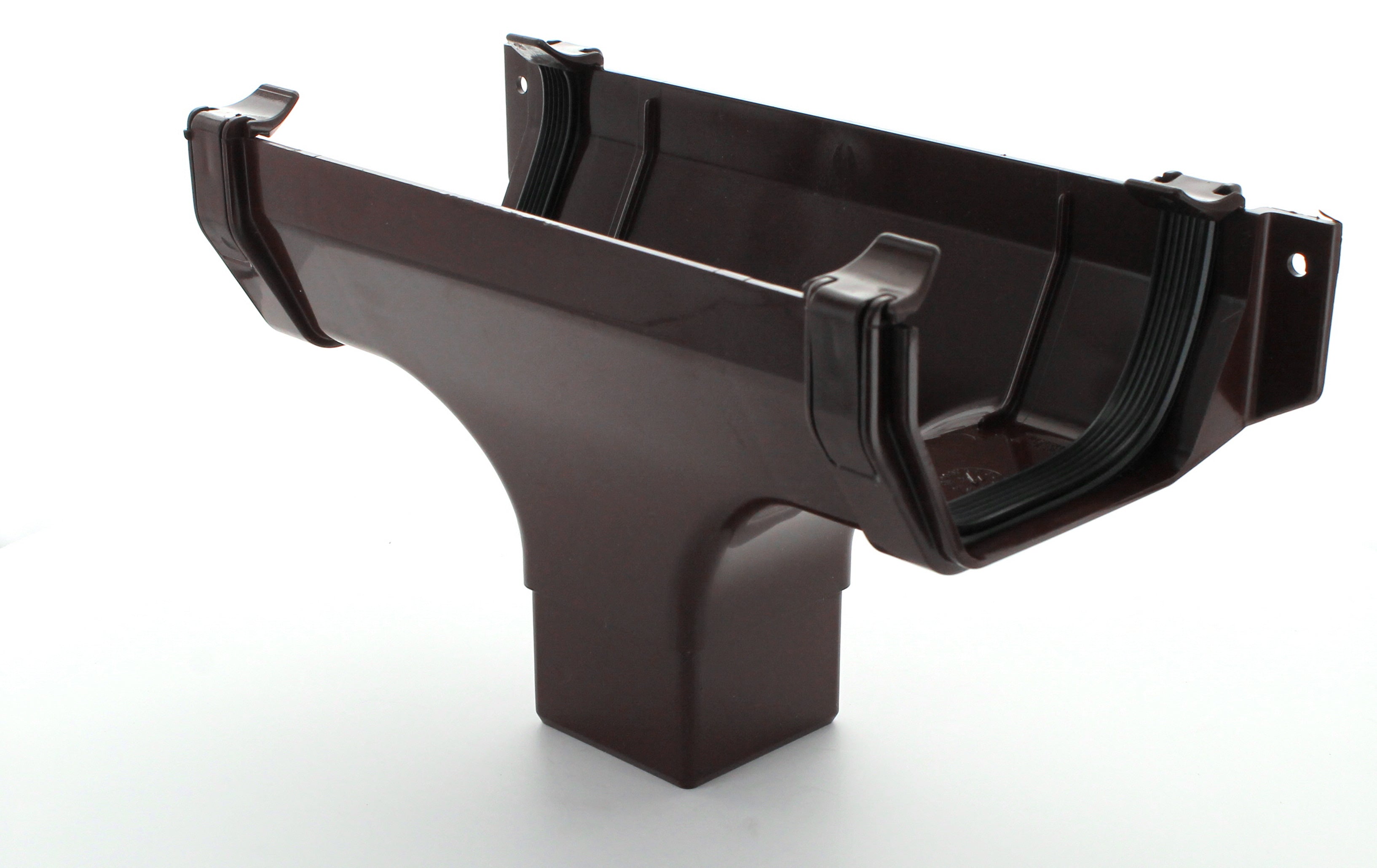 Hunter Surefit 114mm Squareflo Plastic Guttering Running Outlet