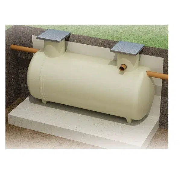 Klargester Shallow Dig Septic Tank 2,800 Litre c/w Manhole Cover & Frame