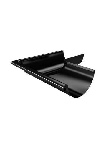 RoofArt Black Steel 135 degree External Gutter Corner 125mm