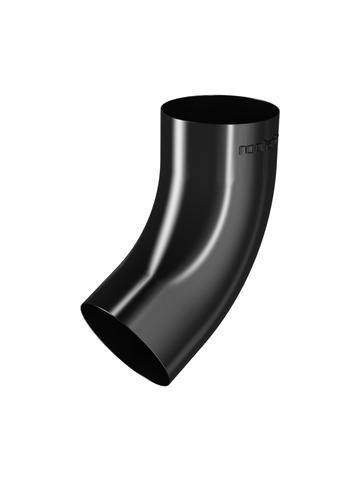 RoofArt Black Steel Guttering 60° Pipe Bend 100mm