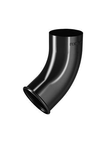 RoofArt Black Steel Guttering Downpipe Shoe 100mm