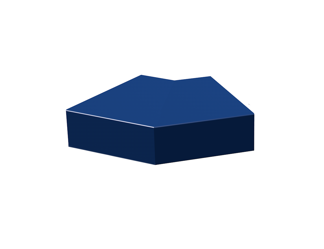 Alumasc Skyline SC12 Aluminium 135° External Corner Sloped Coping