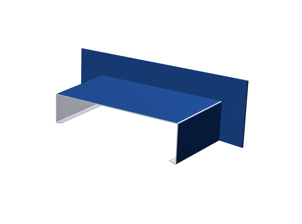 Alumasc Skyline SC12 Sloped Aluminium Right Hand Upstand Stop End