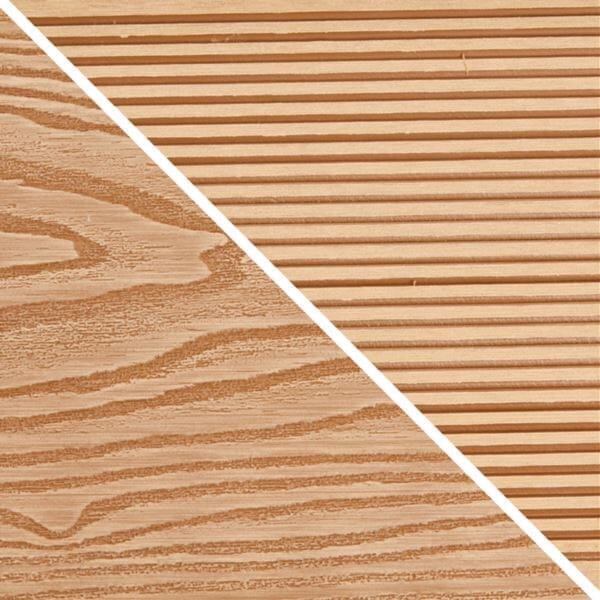 Triton WPC Composite Double Faced Decking Board - Teak