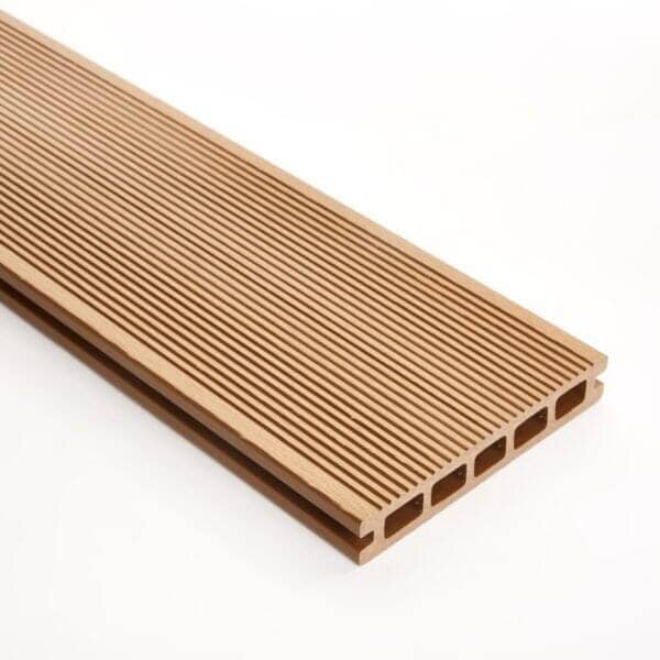 Triton WPC Composite Double Faced Decking Board - Teak