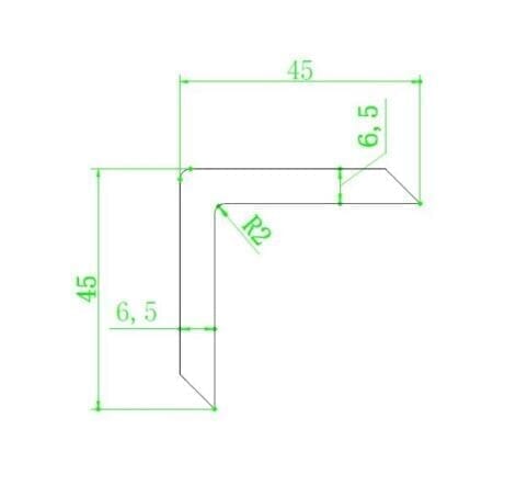 Triton WPC Decking Angle Trim - 5m