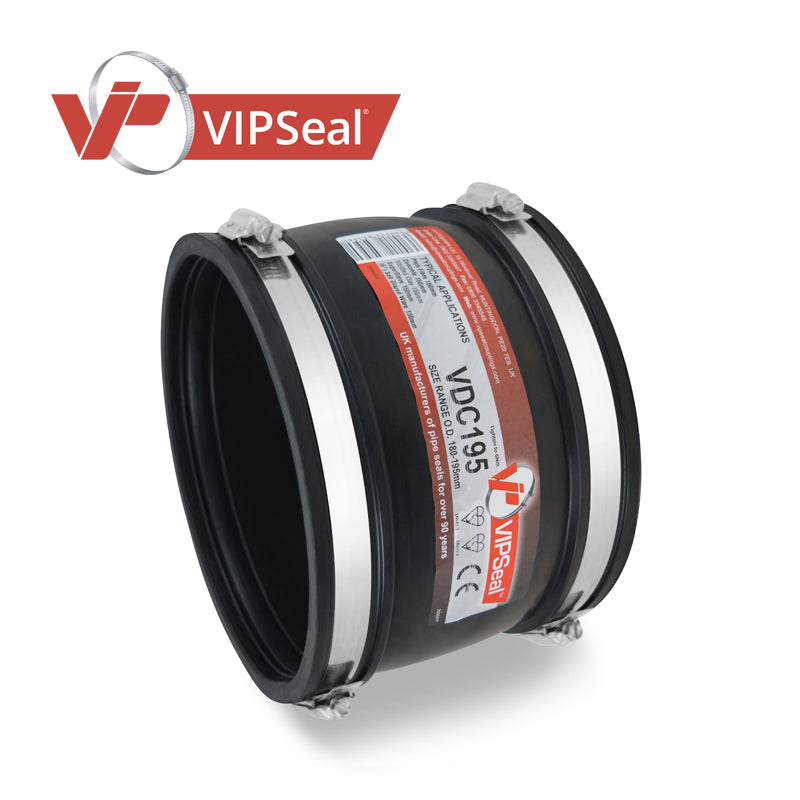 VIPSeal Flexible Rubber Drainage Couplings