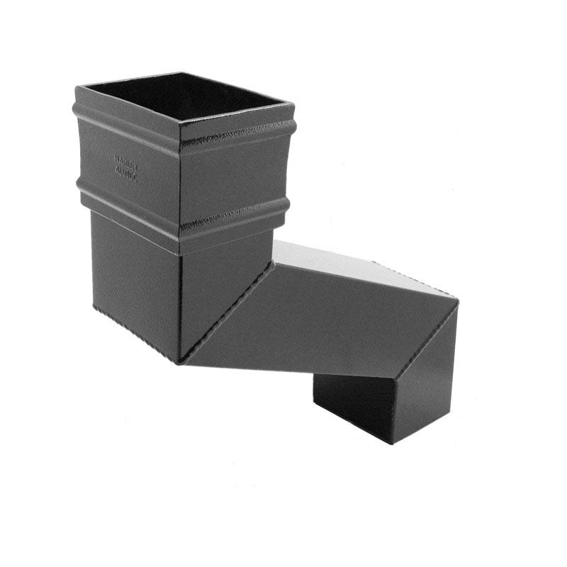Aluminium square offset bend for Alutec 72x72mm downpipes

