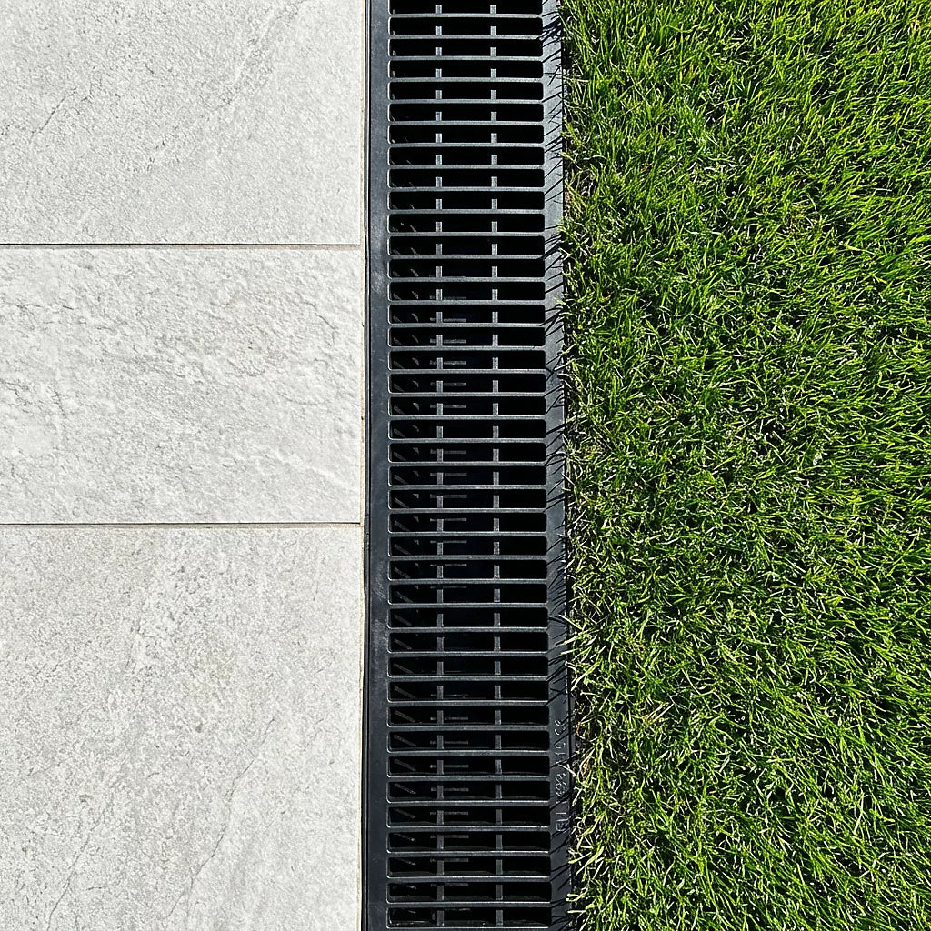 DekDrain Vela A15 Channel Drain - 1m (Plastic Grate)