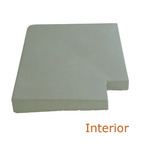 Once Weathered Concrete Coping Stone Corner