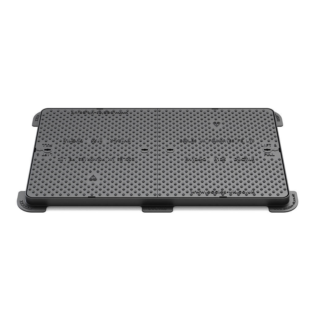 Eccles EasySeal B125 Ductile Iron Manhole Cover - 1220mm x 680mm x 50mm