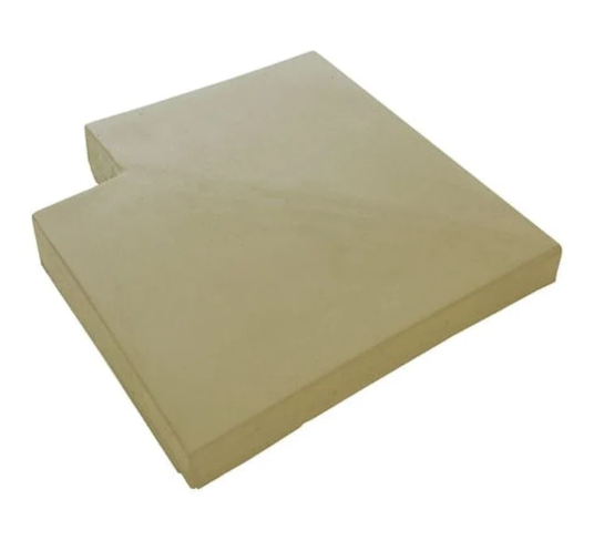 Once Weathered Concrete Coping Stone Corner